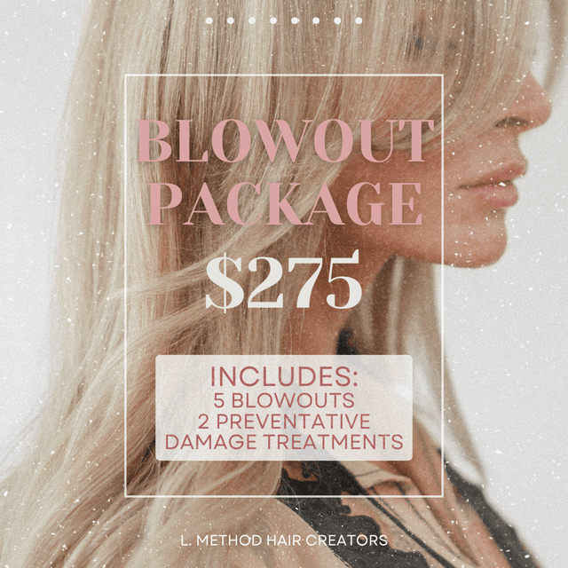 Blowout Package at L. Method Hair Creators in Norwell, MA